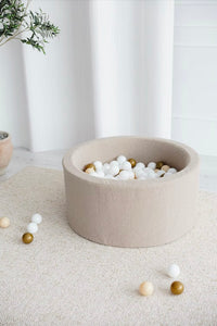 Piscine à balles Teddy Gris 90x40cm