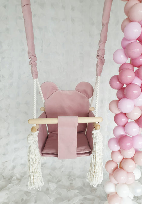 Baby swing Teddy bear Pink - MOJE