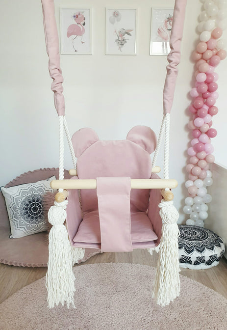 Baby swing Teddy bear Pink - MOJE
