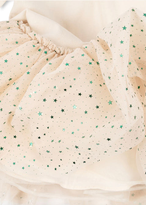 Fairy ballerina jurk etoile green