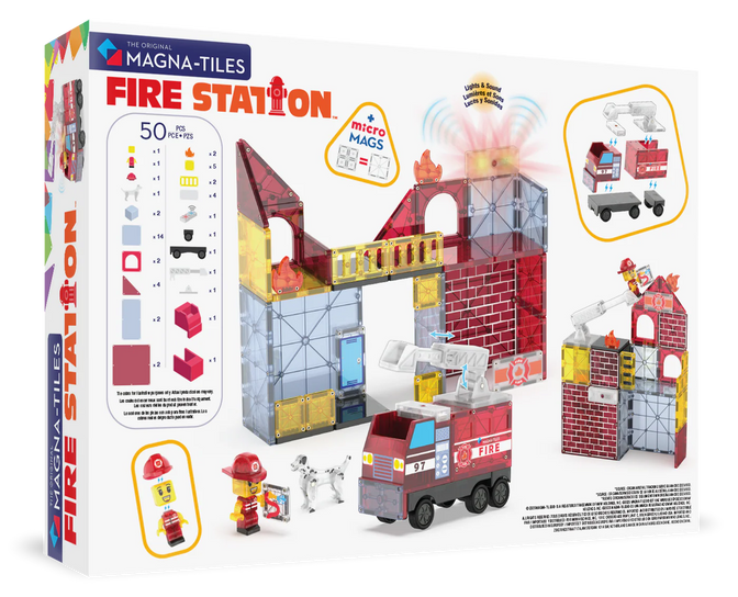 Fire Station 50 stuks - MagnaTiles