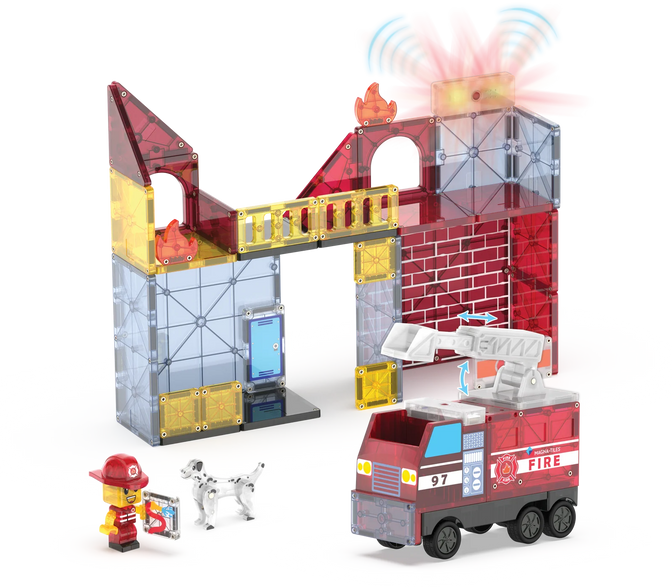 Fire Station 50 stuks - MagnaTiles
