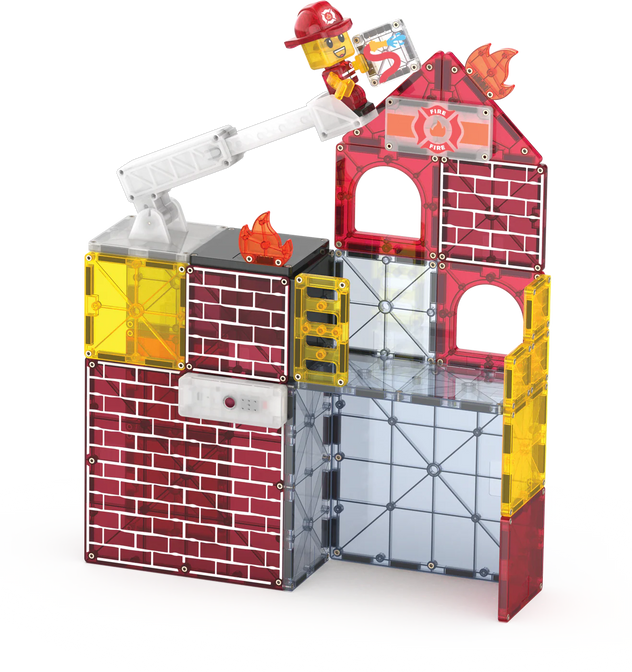 Fire Station 50 stuks - MagnaTiles