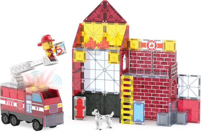 Fire Station 50 stuks - MagnaTiles