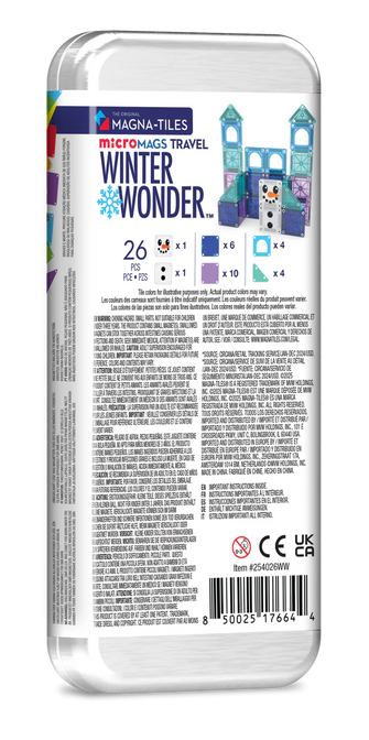 Winter Wonder 26 stuks Travel Set - MagnaTiles
