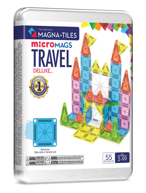 Micro Mags Travel Set Deluxe 55 stuks - Magna-Tiles