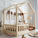 Bedhuisje Yara laag Naturel - 90x190cm
