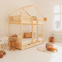 Yara Bunk Bed with Storage Drawer Natural - 90x190cm