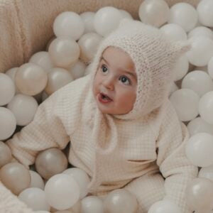 Ballenbak 90x40 cm "teddy/ecru" - Mimii