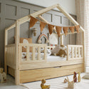 Bedhuisje Yara Duo met bedlade Naturel - 90x190cm