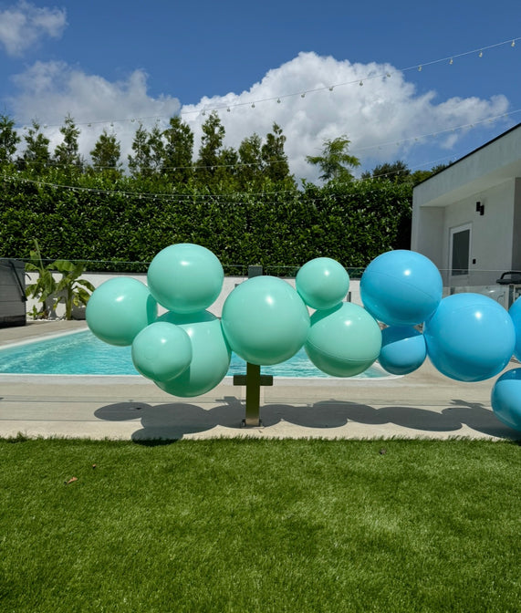 Herbruikbare Ballonslinger van 7 Pastel Groen - Balloony