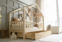 Bedhuisje Yara Duo met bedlade Naturel - 90x190cm