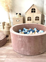 Bällebad Soft Velvet Dunkelbeige 90x40cm