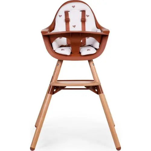 Childhome - Evolu Stoelverkleiner - Hearts - Kussen Voor Kinderstoel - Jersey