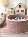 Bällebad Soft Velvet Dunkelbeige 90x40cm