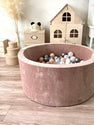 Bällebad Soft Velvet Dunkelbeige 90x40cm