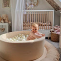 Ballenbak Jersey Coton 90x40cm "Beige" - Mimii