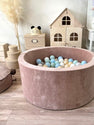 Bällebad Soft Velvet Dunkelbeige 90x40cm