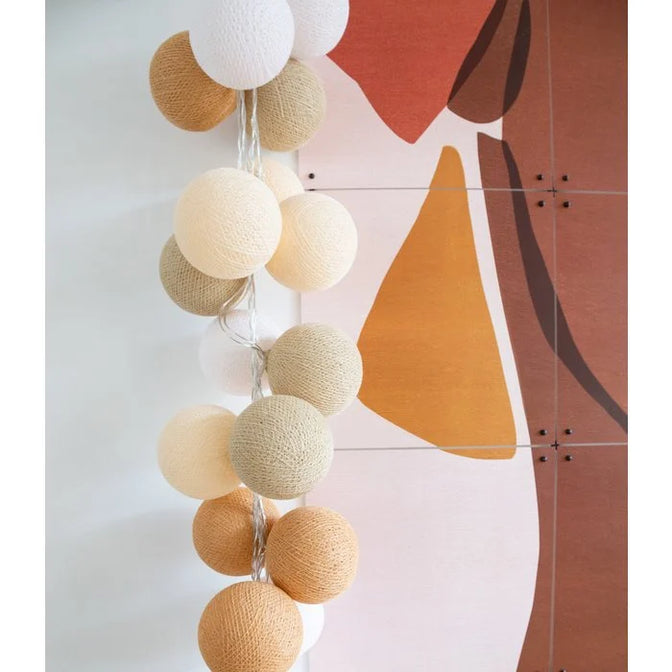 Lichtslinger Creamy 20 Cotton Ballen - Cotton Ball Lights