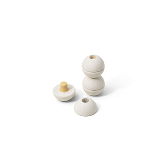 Modu Schuimballen Set van 3 - Sand Grey / Honey Yellow
