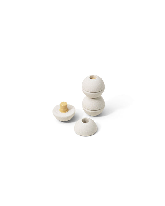 Modu Schuimballen Set van 3 - Sand Grey / Honey Yellow