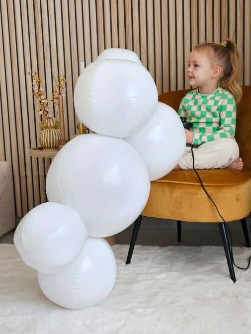 Herbruikbare Ballonslinger van 3 Goud set van 2 - Balloony