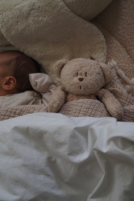 Slaapknuffel Humming Bear Sand Natur - Moonie