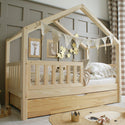 Bedhuisje Yara met bedlade Naturel - 90x190cm