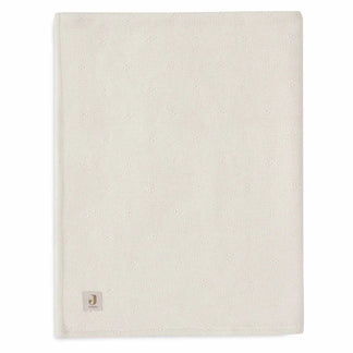 Couverture pour berceau « Basic Knit Nougat / Polaire » - JOLLEIN