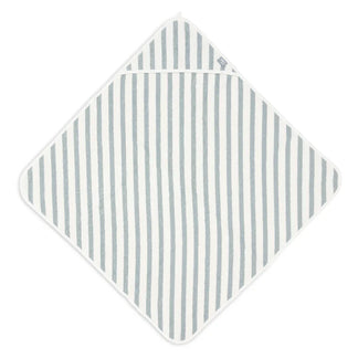 Badcape 75x75cm Stripe Terry - Sea Green