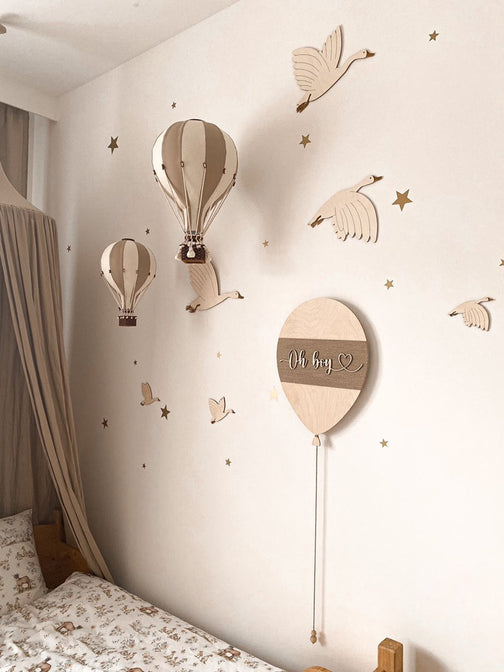 Applique ballon avec nom