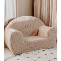 Teddy stoel Beige - met geborduurde naam