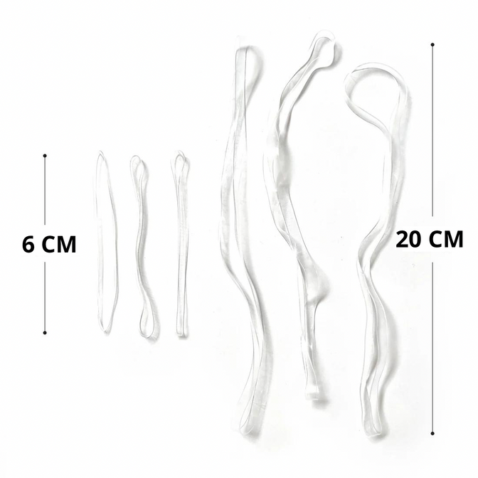 Guirlande de 3 ballons réutilisables roses, lot de 2 - Balloony
