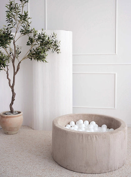 Piscine à balles Teddy Gris 90x40cm