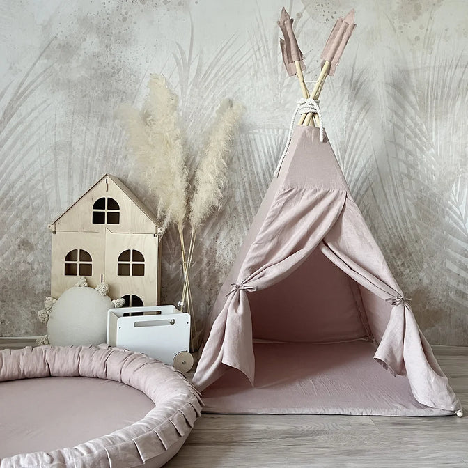 Speelnest Linnen Powder Pink