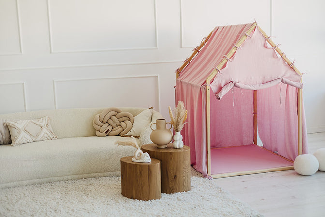 Scandi Pink Playhouse