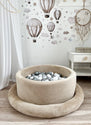 Bällebad Teddy Beige 90x40cm