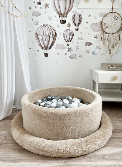 Bällebad Teddy Beige 90x40cm