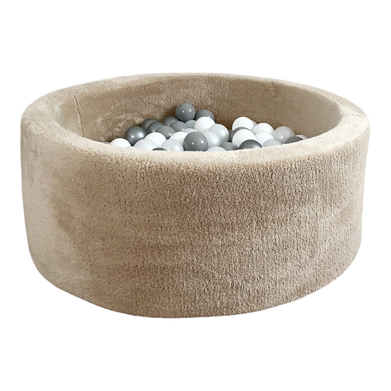 Bällebad Teddy Beige 90x40cm