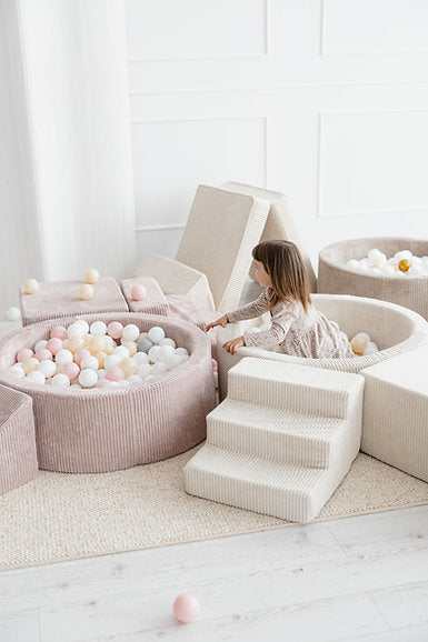 Piscine à balles Teddy Gris 90x40cm