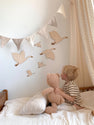Wooden set of geese