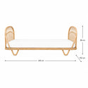 Rattan bed Jade