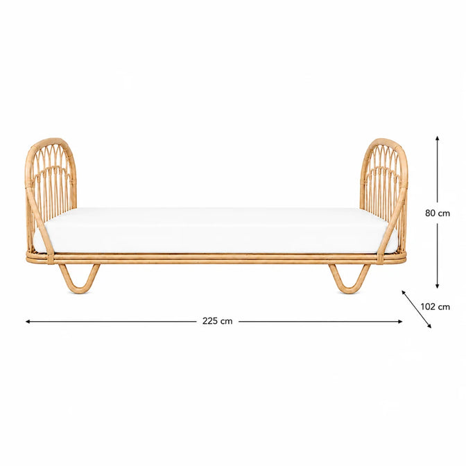 Rattan bed Jade