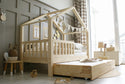 Bedhuisje Yara met bedlade Naturel - 90x190cm