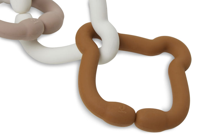 Speelgoed Ringen Siliconen 20x7x1cm Teddy Bear - Jollein