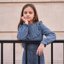 Your Wishes - Rib Denim Wide Leg Pants