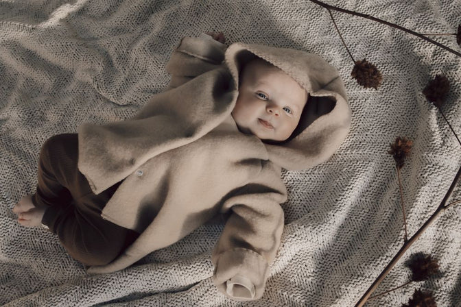Newborn vestje Merinowol