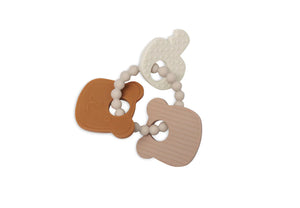 Bijtring Siliconen 15x11x1cm Teddy Bear - Jollein