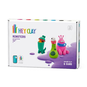 HeyClay - Monsters Cyclops, Terry, Pi 6 stuks