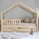 Bedhuisje Yara met bedlade Naturel - 90x190cm